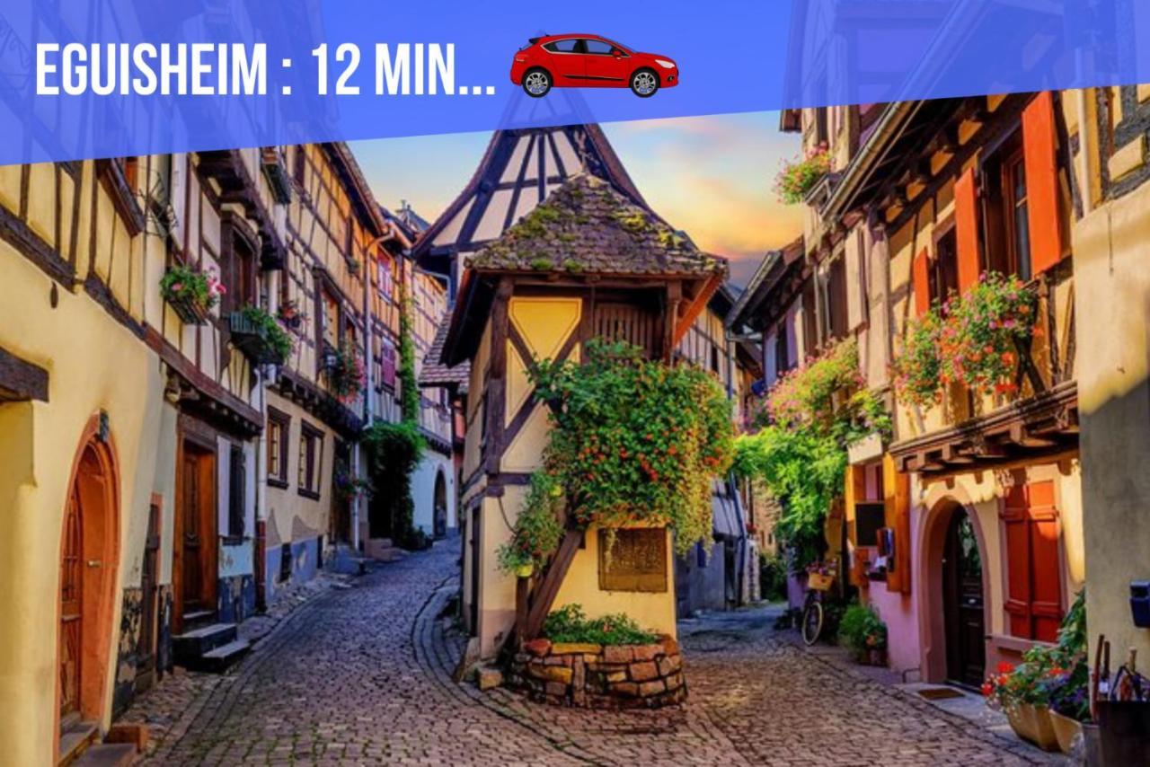 Le Red St Leon : Lit Queen Size * Wifi * Ideal Couple Colmar Exteriör bild